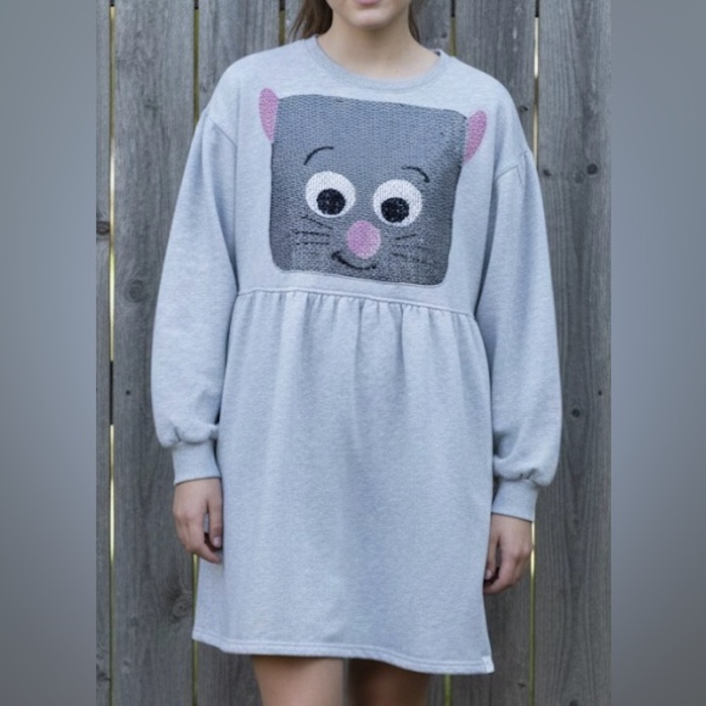 AMERICAN EAGLE Custom Disney Pixar Ratatouille Upcycled Babydoll Dress - Sz. S